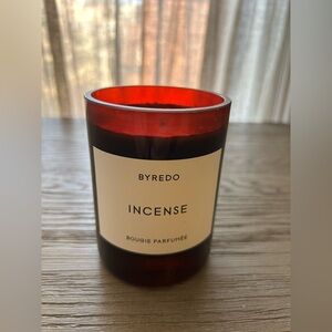 RARE Byredo Red Incense Candle